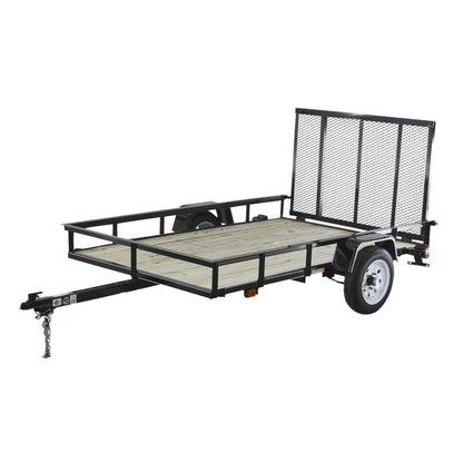 Carry-On Trailer 5 ft. x 8 ft. Wood Floor Utility Trailer, 5X8GW2K